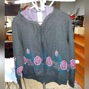 Vtg Juice Floral Embroidered Women's Jacket
